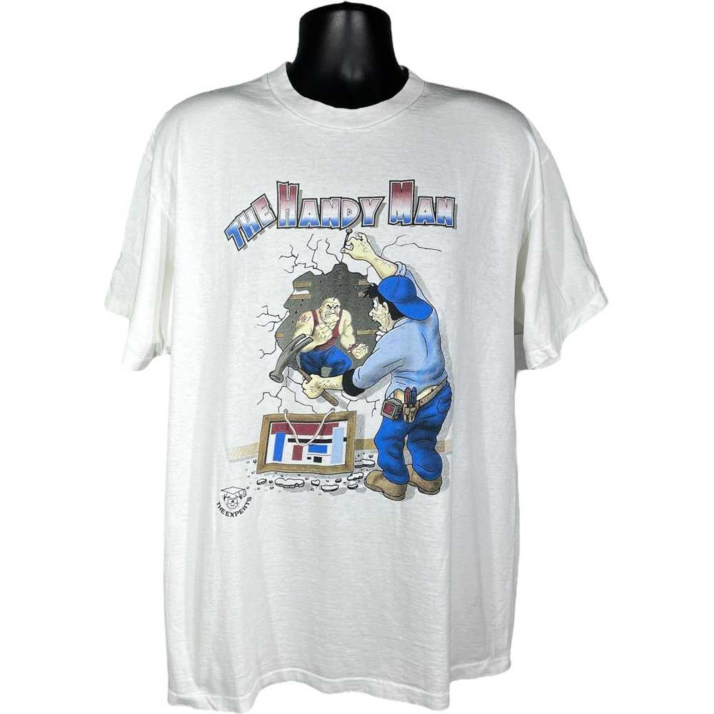 Vintage Vintage The Handy Man Humor Tee - image 1