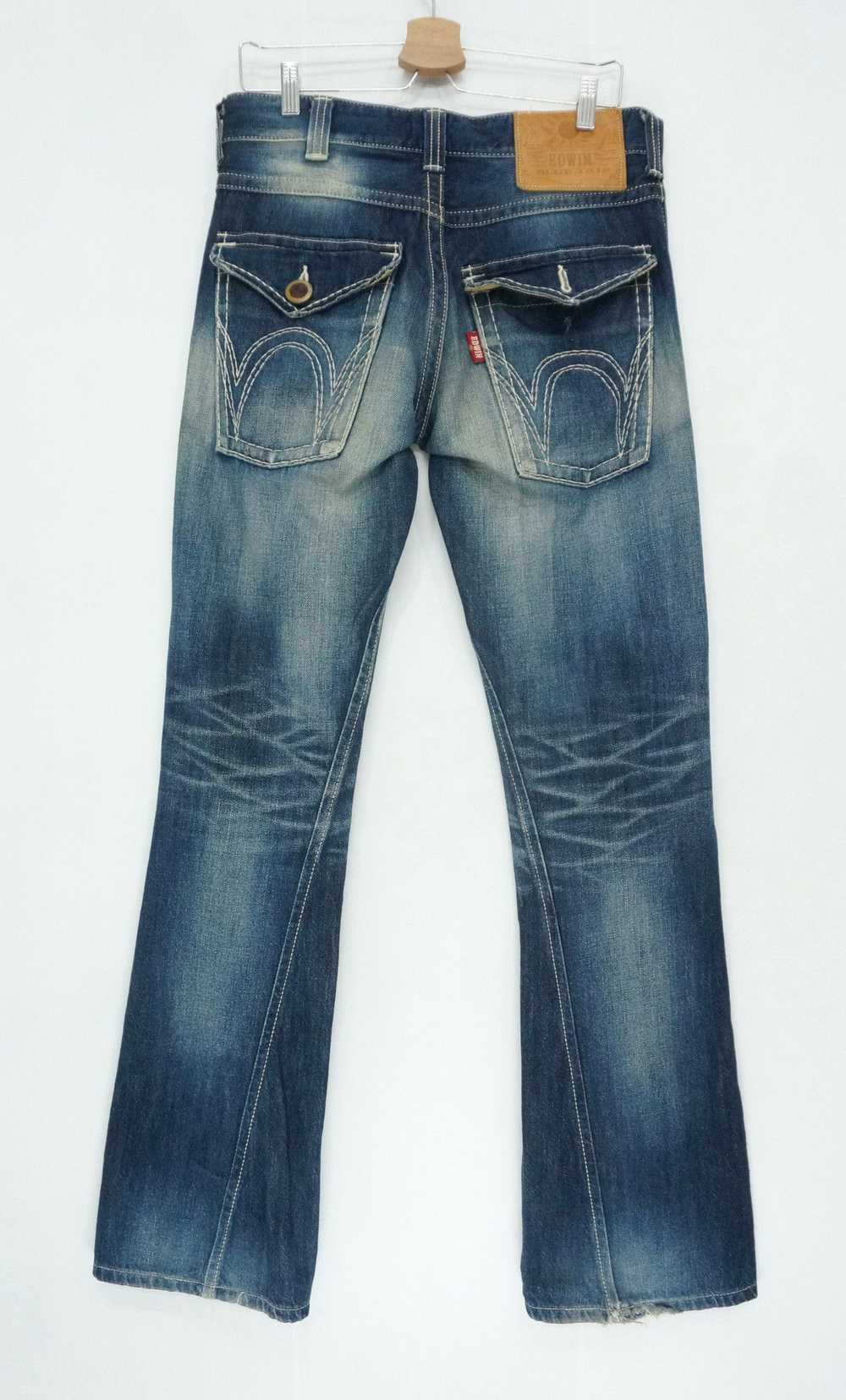 Distressed Denim × Edwin × Vintage Vtg EDWIN BLUE… - image 2