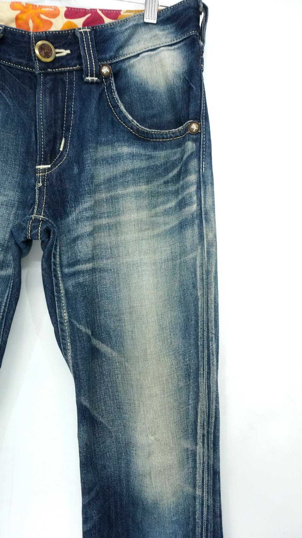 Distressed Denim × Edwin × Vintage Vtg EDWIN BLUE… - image 4