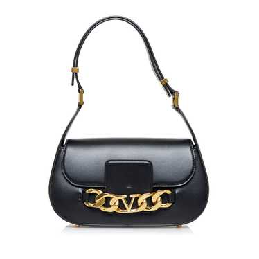 Black Valentino Vlogo Chain Shoulder Bag - image 1