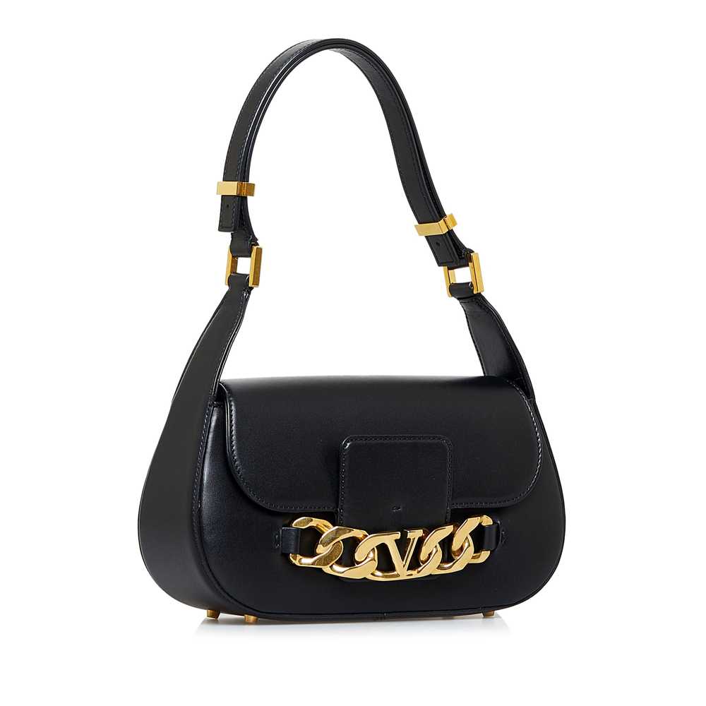 Black Valentino Vlogo Chain Shoulder Bag - image 2