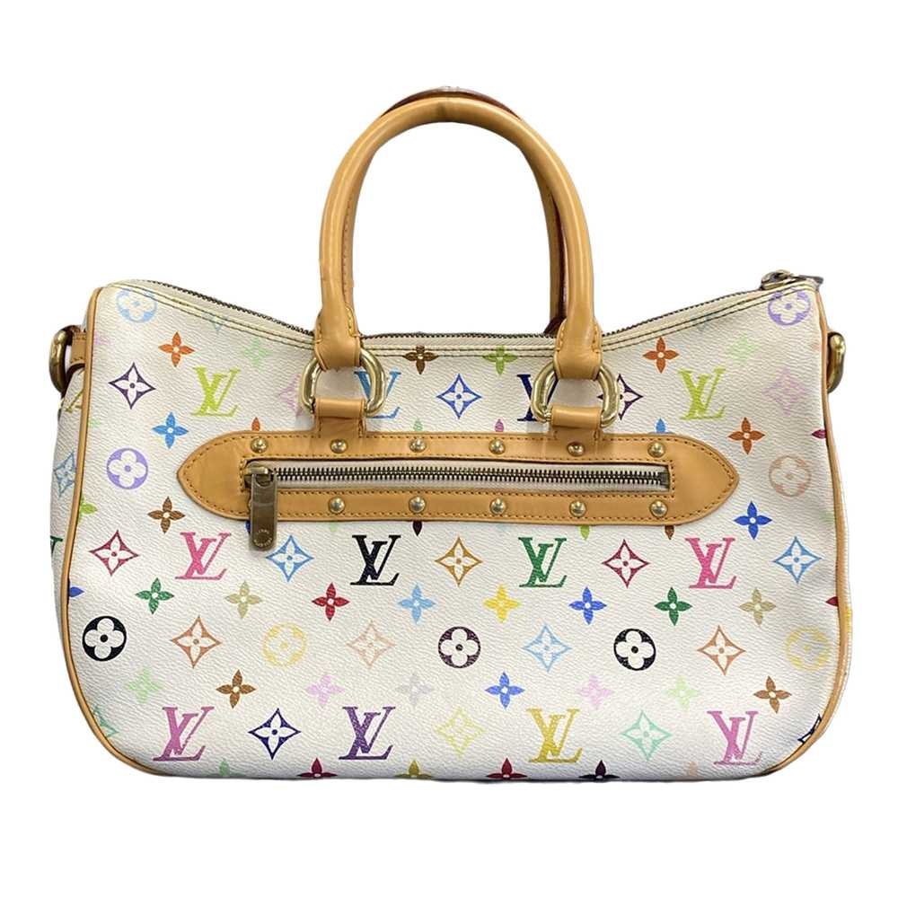 White Louis Vuitton Monogram Multicolore Rita Sat… - image 3