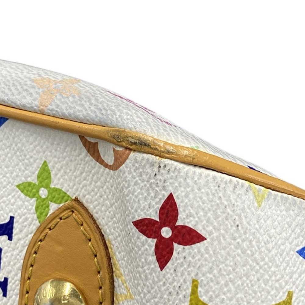 White Louis Vuitton Monogram Multicolore Rita Sat… - image 9