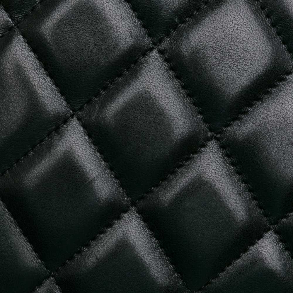 Black Chanel Jumbo Classic Lambskin Double Flap S… - image 9