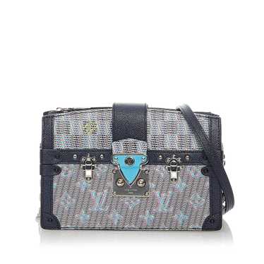 Gray Louis Vuitton Monogram Damier Pop Trunk Clutc