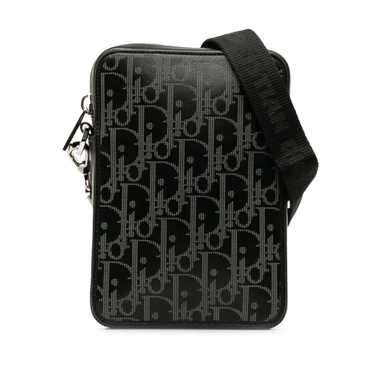 Black Dior Oblique World Tour Messenger Bag - image 1