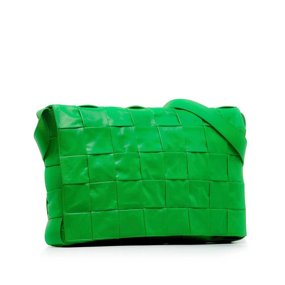 Green Bottega Veneta Maxi Calfskin Intrecciato Ca… - image 2