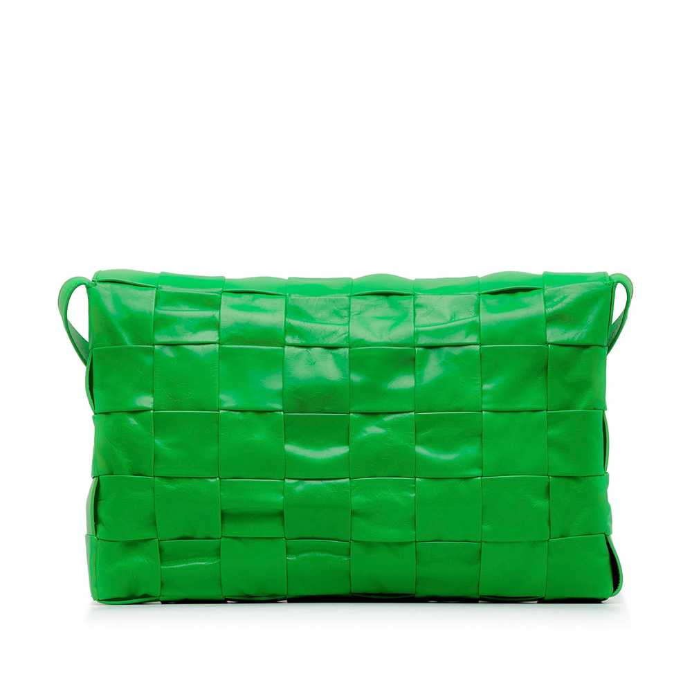 Green Bottega Veneta Maxi Calfskin Intrecciato Ca… - image 3