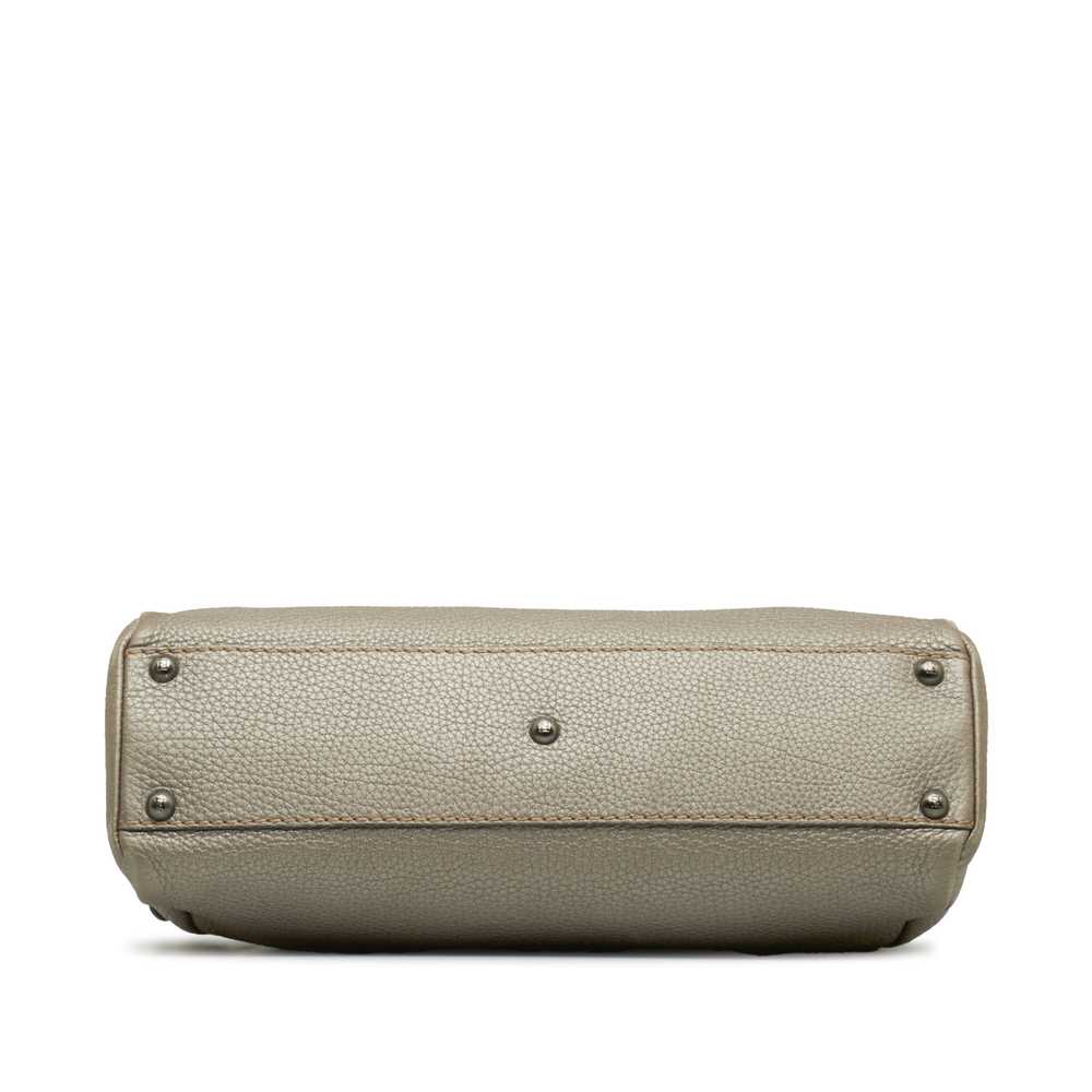 Silver Fendi Medium Selleria Peekaboo Satchel - image 4