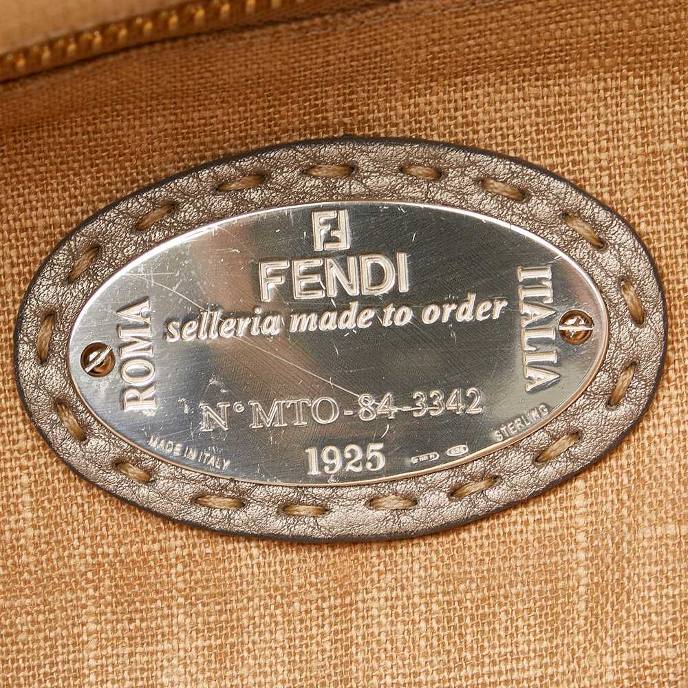 Silver Fendi Medium Selleria Peekaboo Satchel - image 7