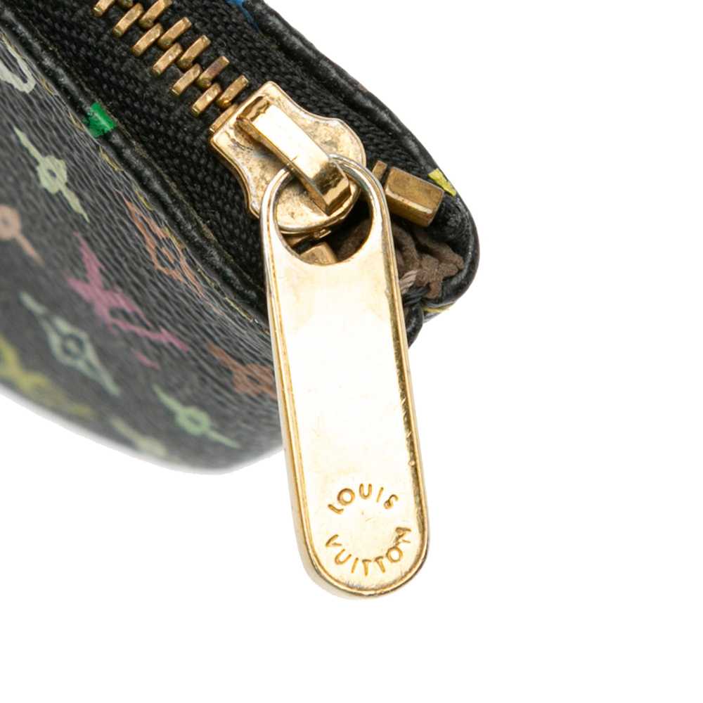 Black Louis Vuitton Monogram Multicolore Pochette… - image 12