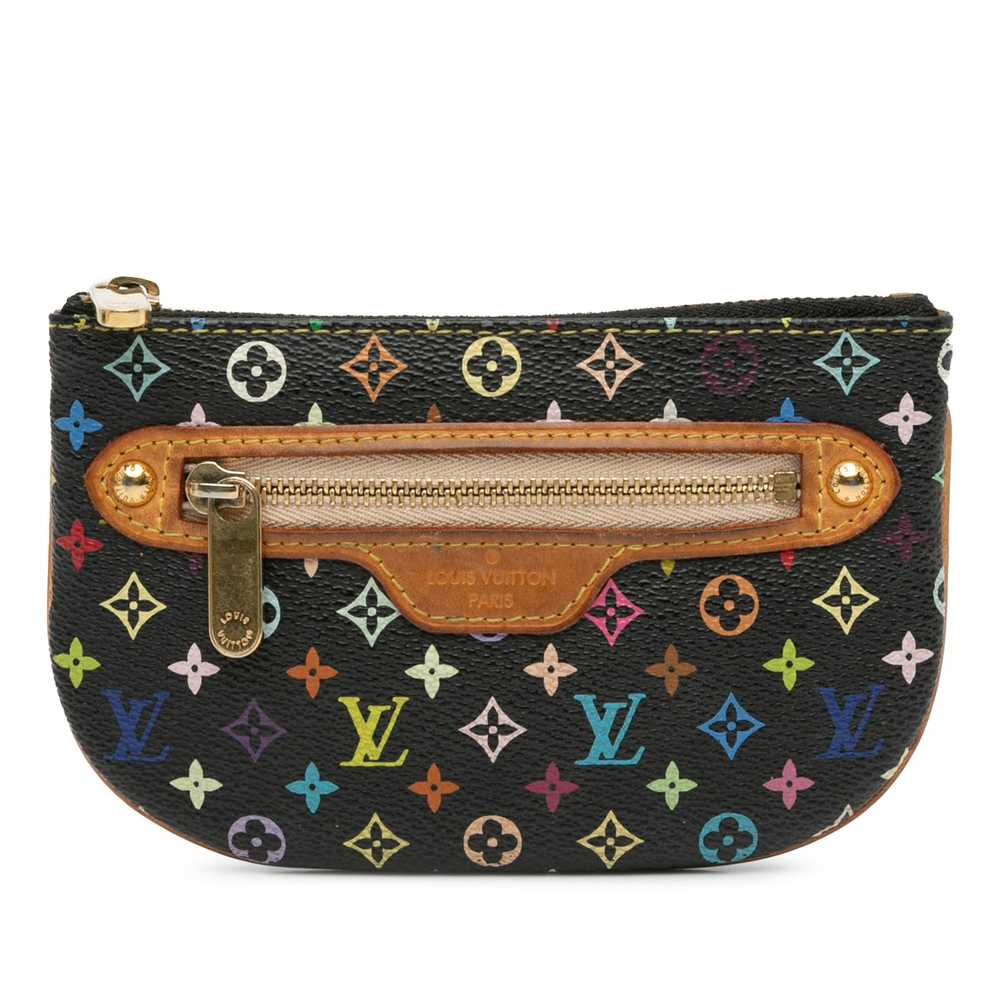 Black Louis Vuitton Monogram Multicolore Pochette… - image 1