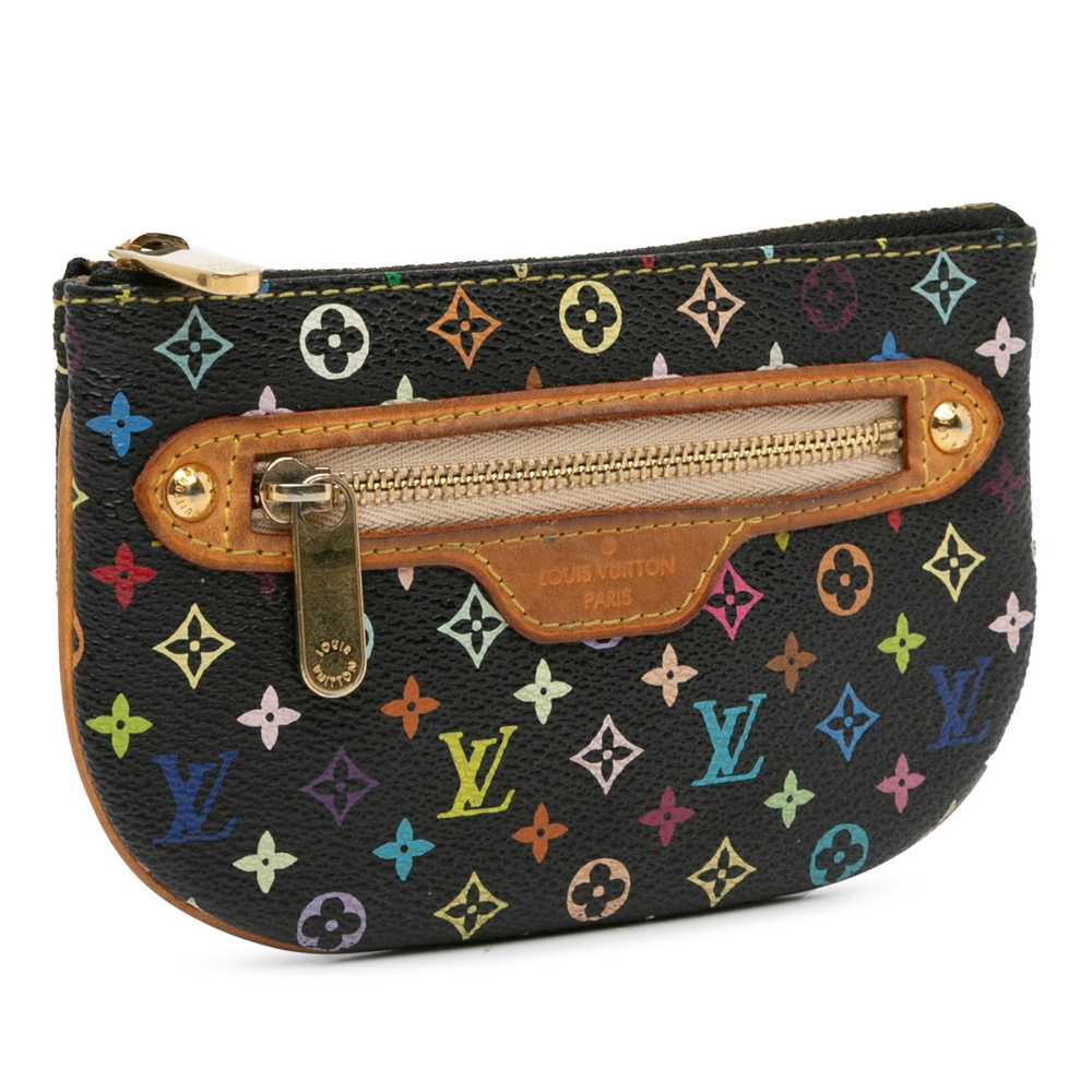 Black Louis Vuitton Monogram Multicolore Pochette… - image 2