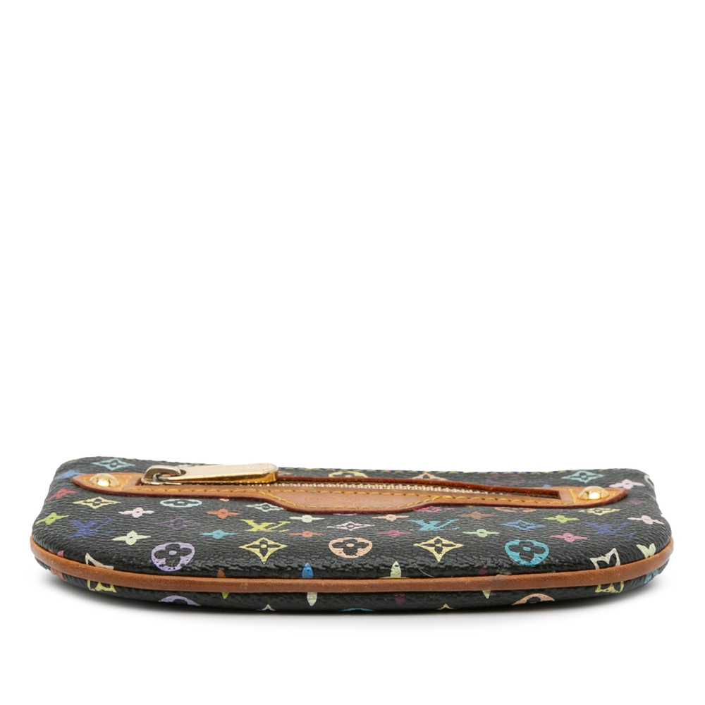 Black Louis Vuitton Monogram Multicolore Pochette… - image 4