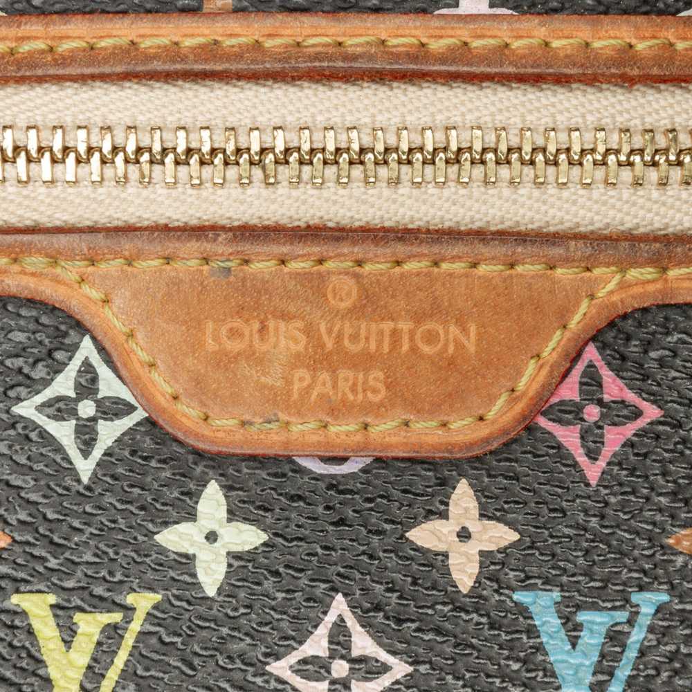 Black Louis Vuitton Monogram Multicolore Pochette… - image 8