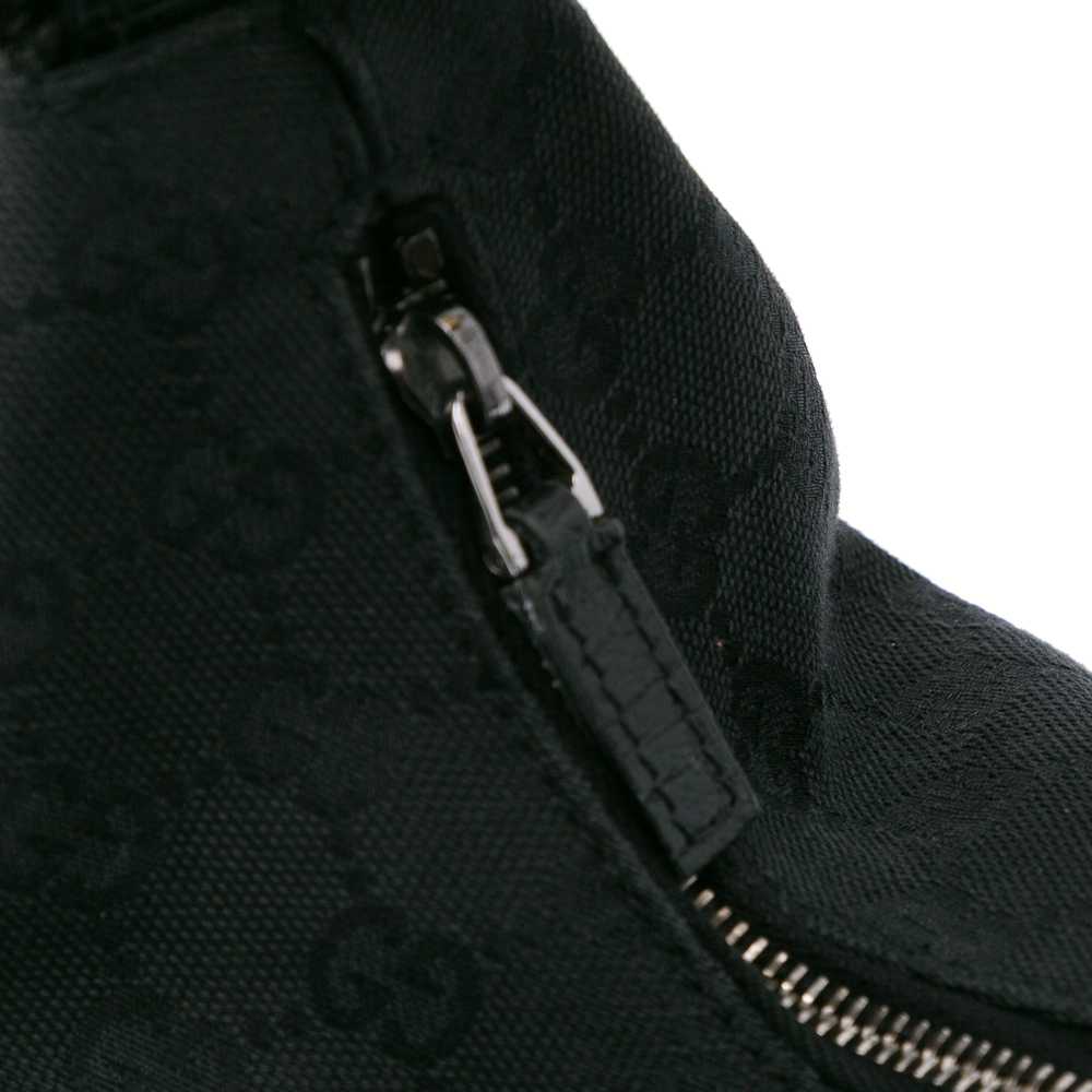 Black Gucci GG Canvas Horsebit Hobo Shoulder Bag - image 8