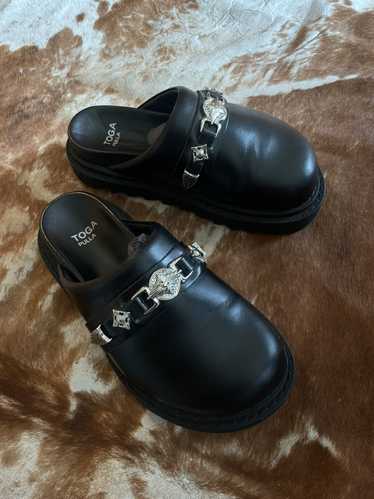 Toga Pulla SSENSE Exclusive Black Hardware Loafers