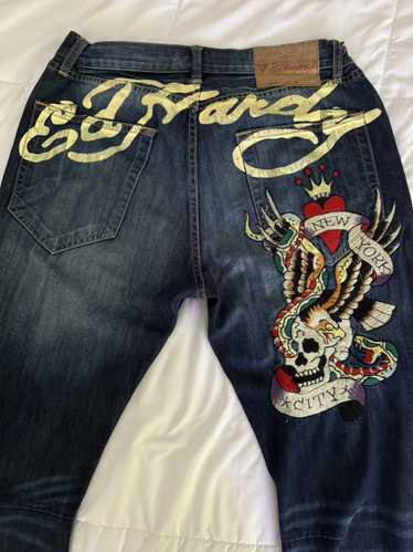 Ed Hardy RARE vintage ed hardy nyc jeans 2008