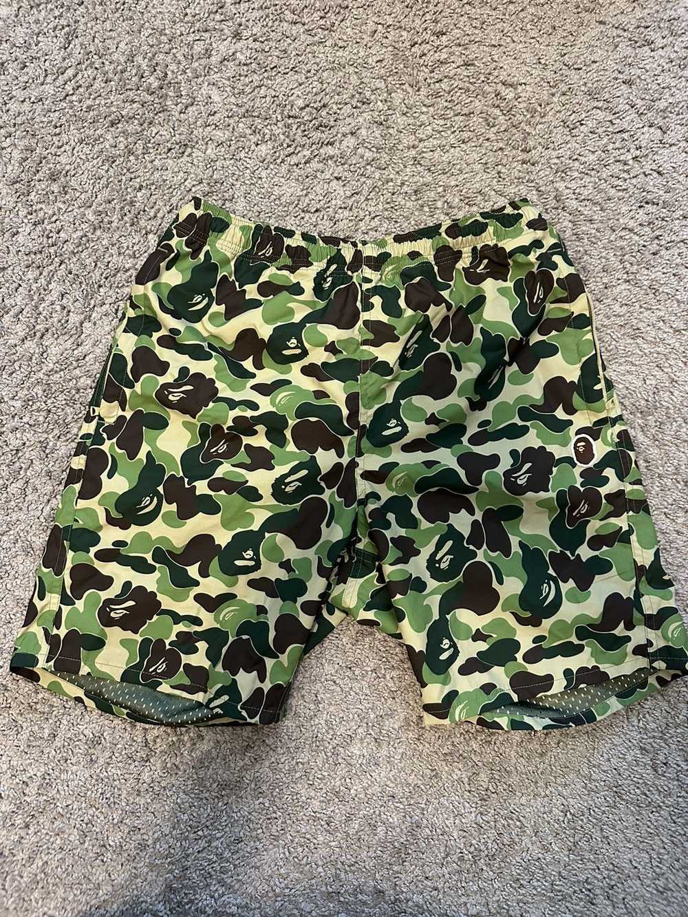 Bape ABC Camo Beach Shorts - image 1