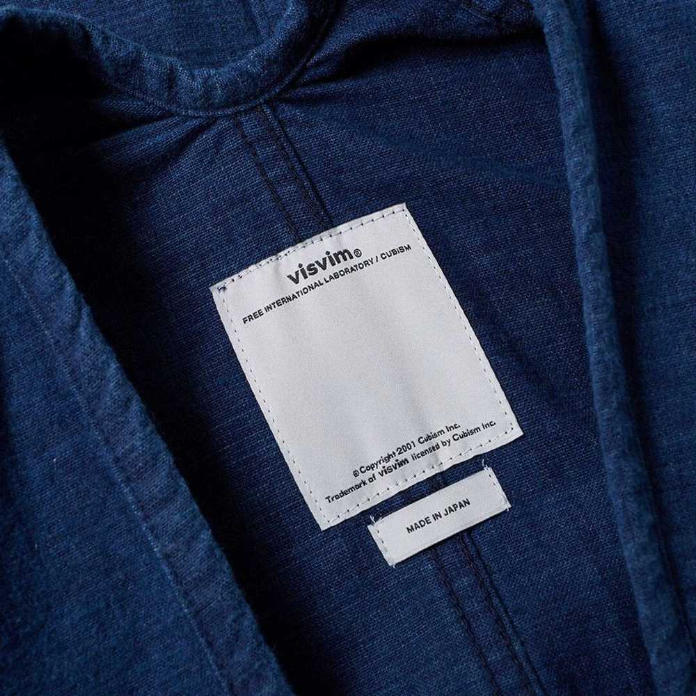 Visvim VISVIM 16AW SANJURO COATSILK ROAD DK INDIGO - image 2