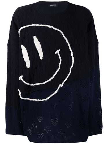 Raf Simons Smiley Face Knit Sweater