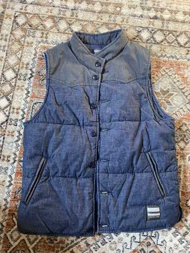 Momotaro Momotaro Indigo Western Chambray Vest - image 1