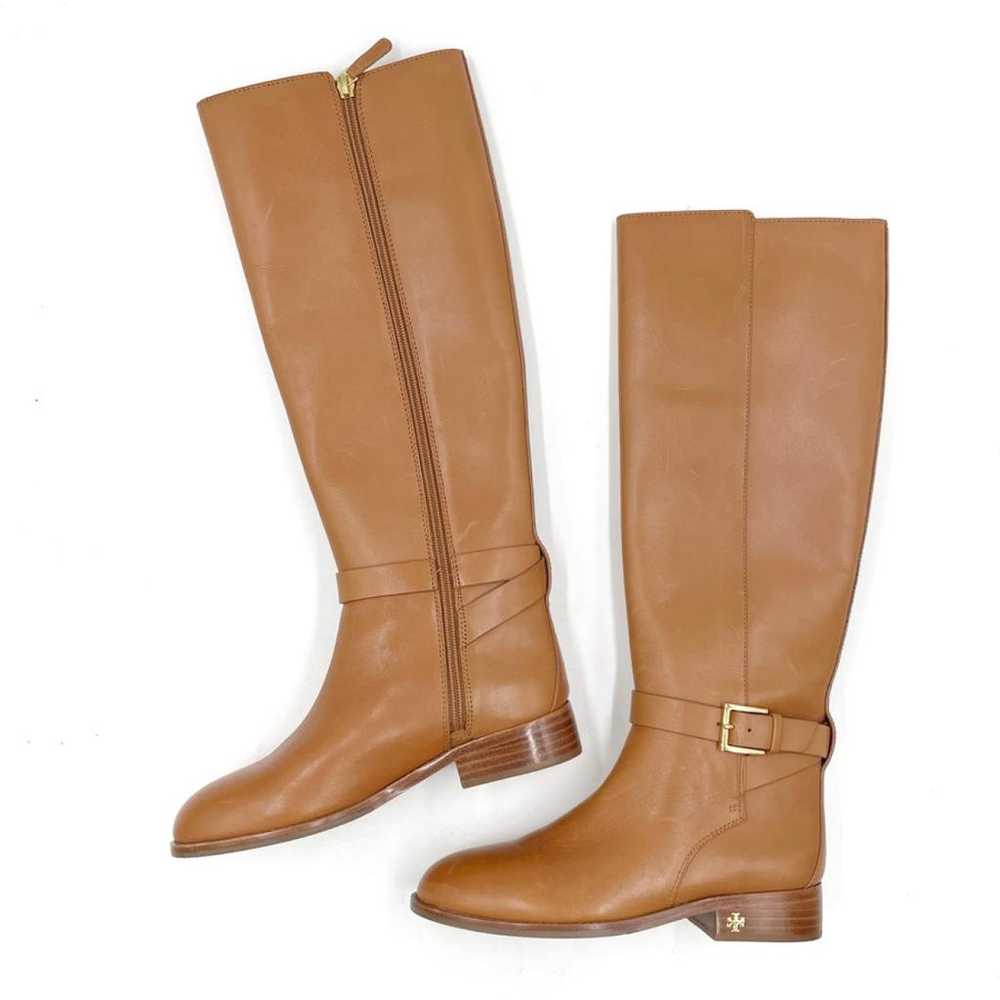 Tory Burch Leather riding boots - image 5