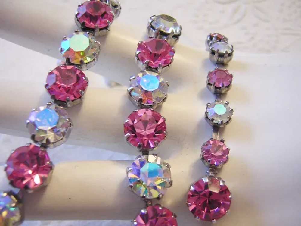 KRAMER Brilliant SPARKLING Perfectly PINK Rhinest… - image 3