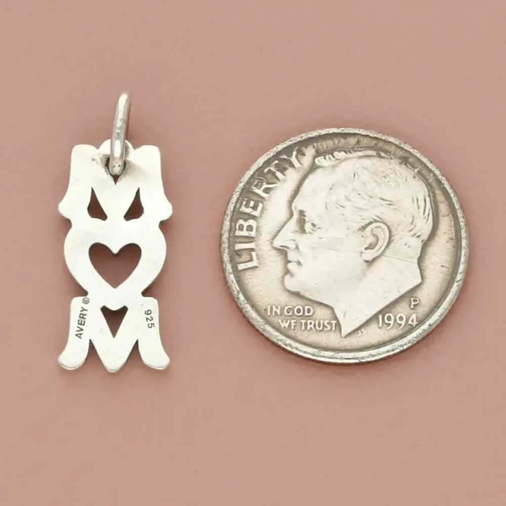 James Avery Sterling Silver Love You Mom Charm - image 4