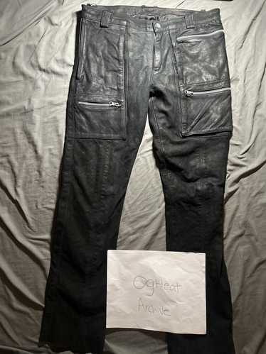 Japanese Brand Japanese brand faux leather jeans