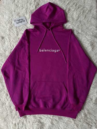 Balenciaga Balenciaga Pink Oversize Hoodie