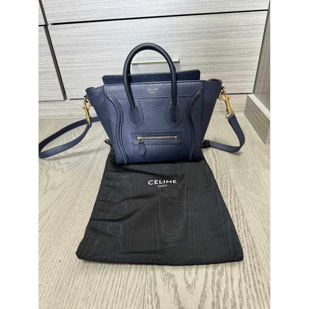 Celine Nano Luggage leather handbag - image 2