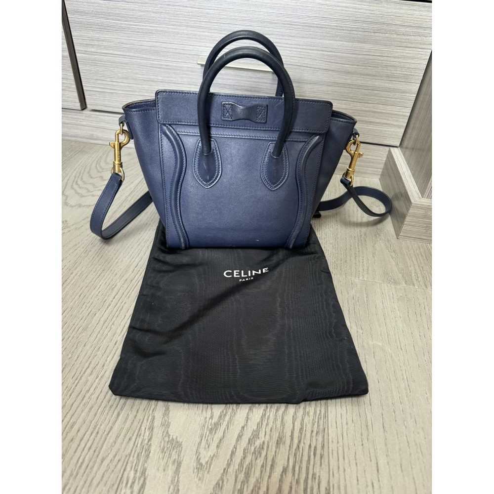 Celine Nano Luggage leather handbag - image 3