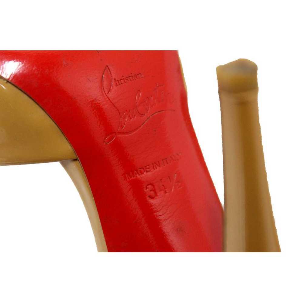 Christian Louboutin Lady Peep patent leather heels - image 7