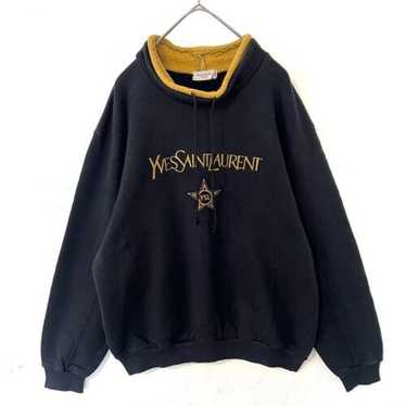 イヴサンローラン⭐️90sヴィンテージ　フリース　パーカー　トップス Ysl sweatshirt (m) - Gem