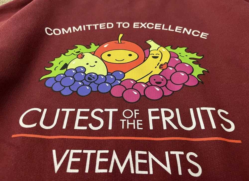 Vetements Vetements Fruit and Vegetable Printed H… - image 5