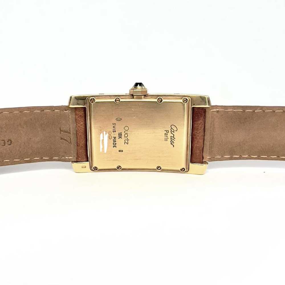 Cartier Tank Américaine yellow gold watch - image 2