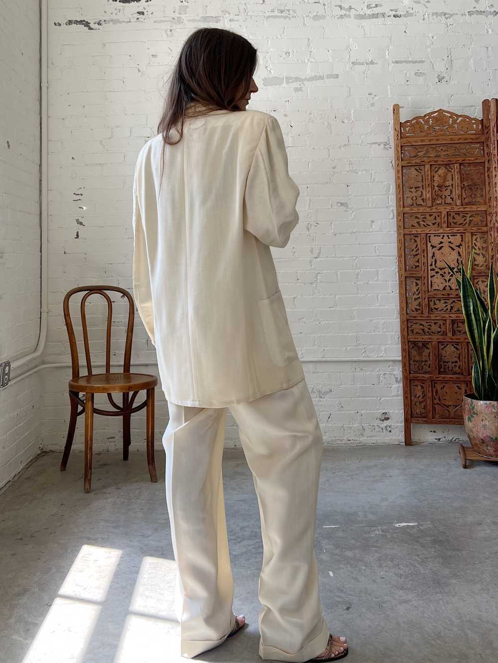 Vintage 50s Palm Beach Linen Suit, Small/Medium - image 3