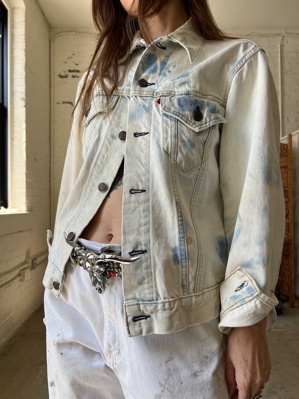 Vintage Bleach Washed Levi’s Denim Jacket, Small/… - image 1