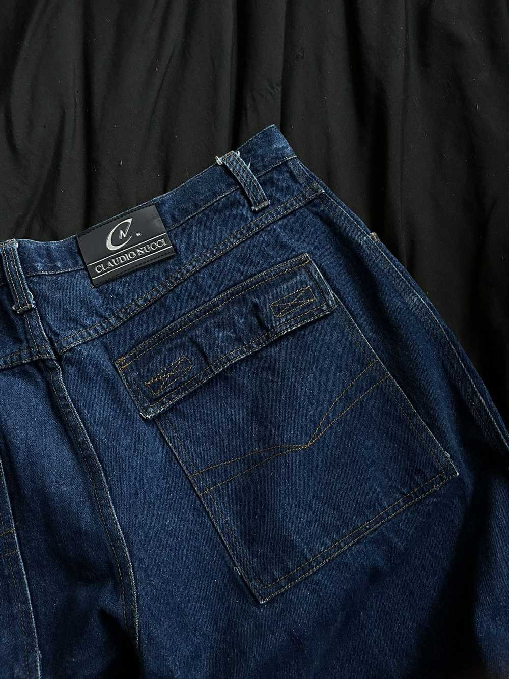 Streetwear × Vintage claudio nucci baggy jeans - image 3