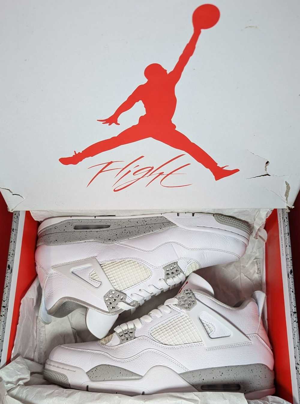 Jordan Brand Size 12 - Jordan 4 Retro White Oreo - image 8