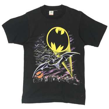 1988 Vintage Flying Batman T-Shirt Single Stitch … - image 1