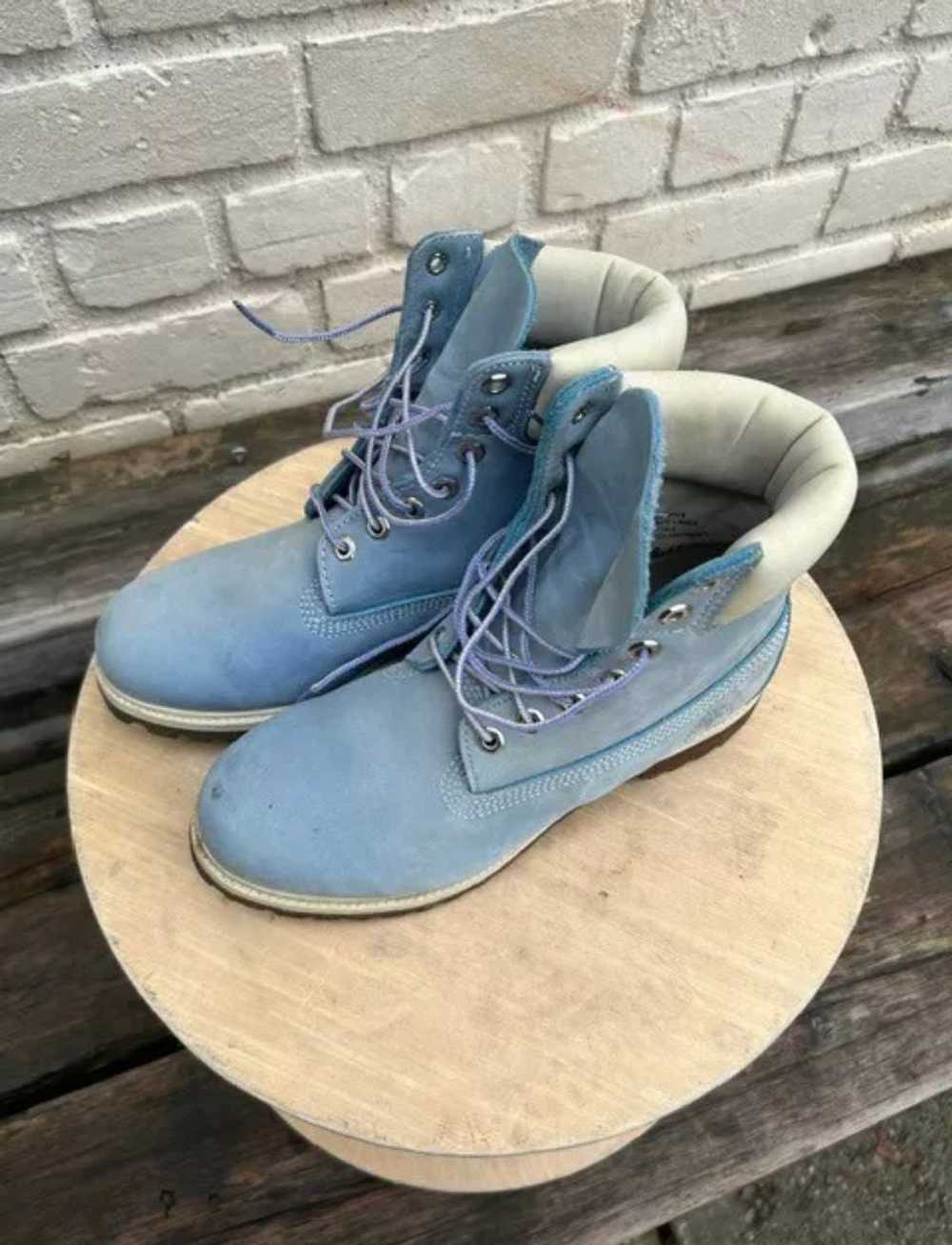 Timberland Baby Blue Timbs :) (7) | Used,… - image 2