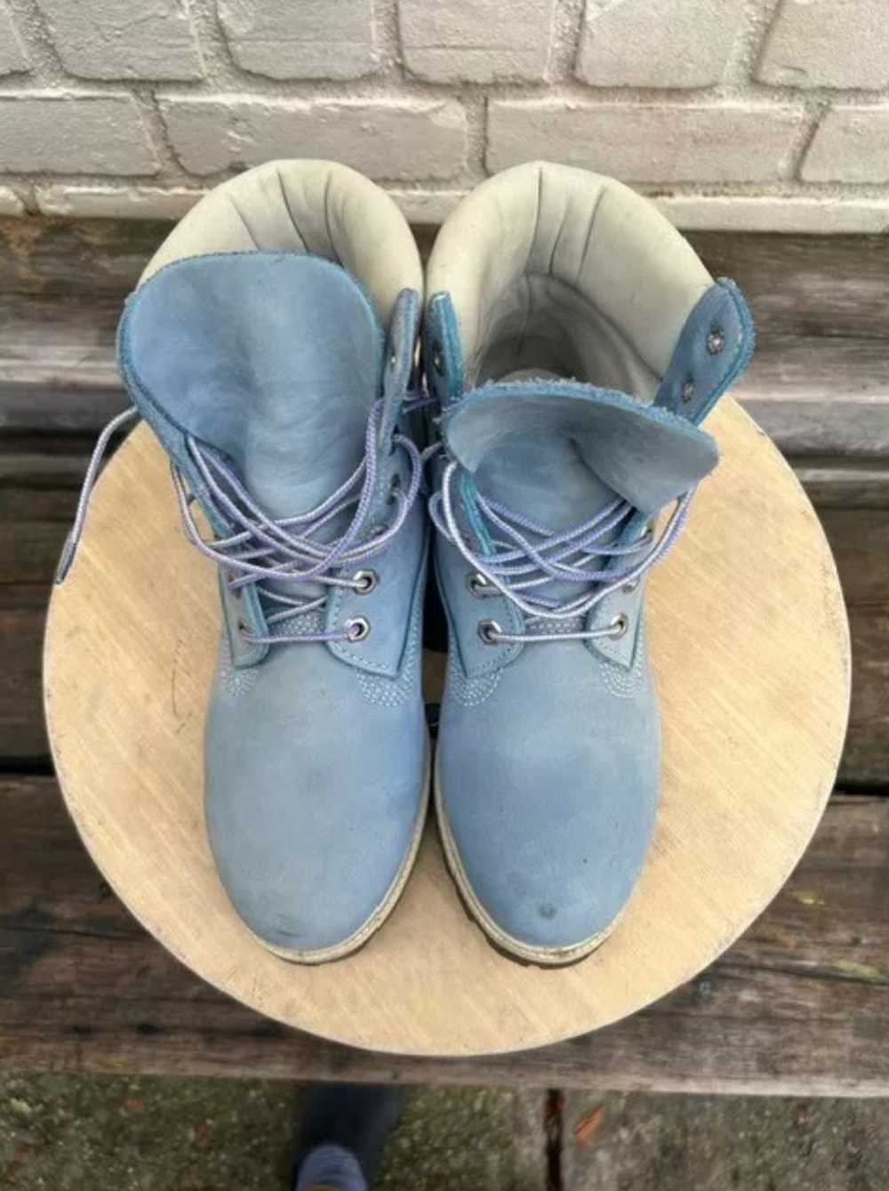 Timberland Baby Blue Timbs :) (7) | Used,… - image 4