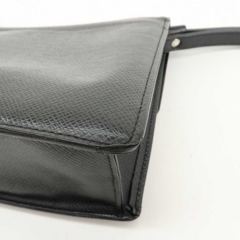 Louis Vuitton Taiga Selenga Clutch Bag Ardoise M3… - image 11