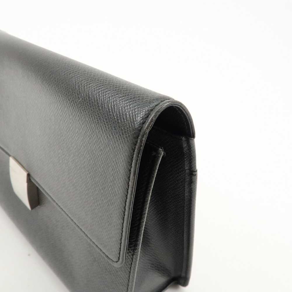 Louis Vuitton Taiga Selenga Clutch Bag Ardoise M3… - image 12