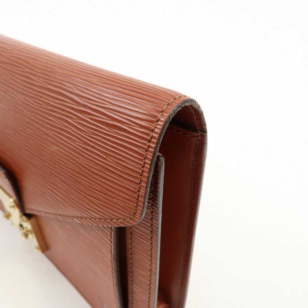 Louis Vuitton Epi Sellier Dragonne Clutch Bag Ken… - image 12