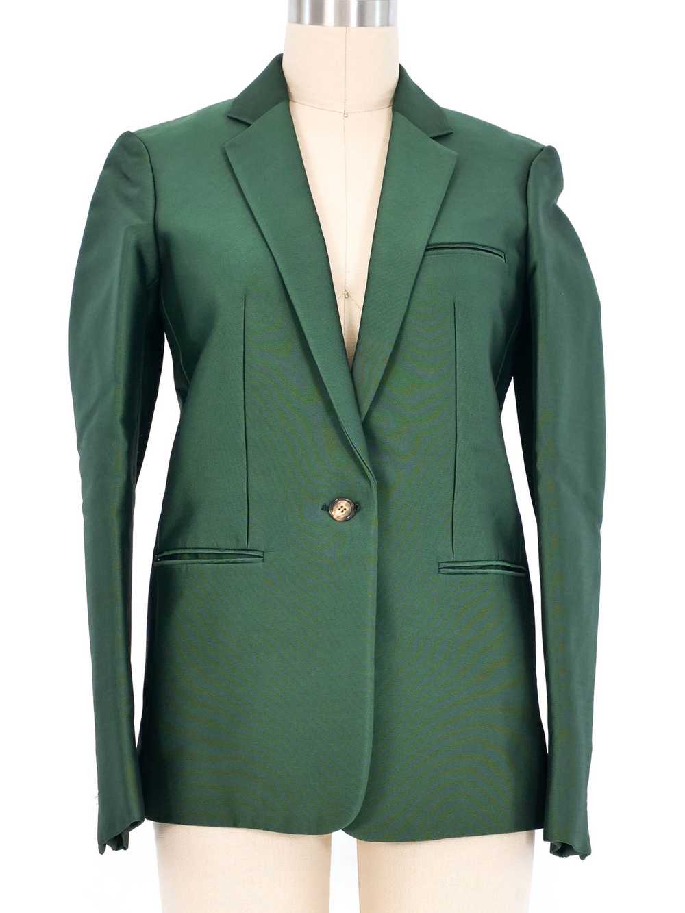 Celine Emerald Green Blazer - image 1