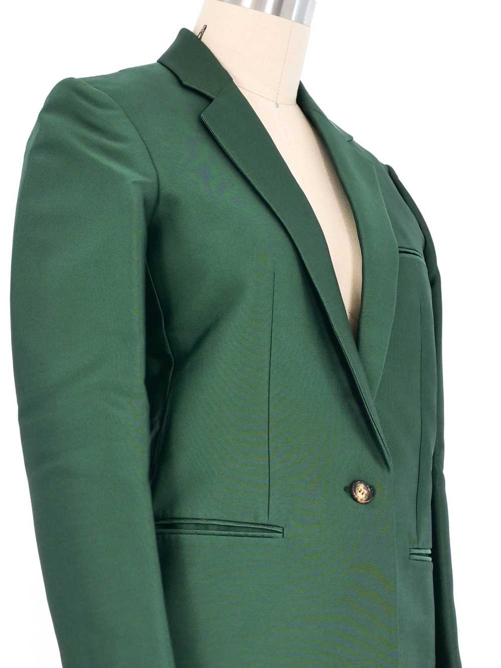 Celine Emerald Green Blazer - image 2