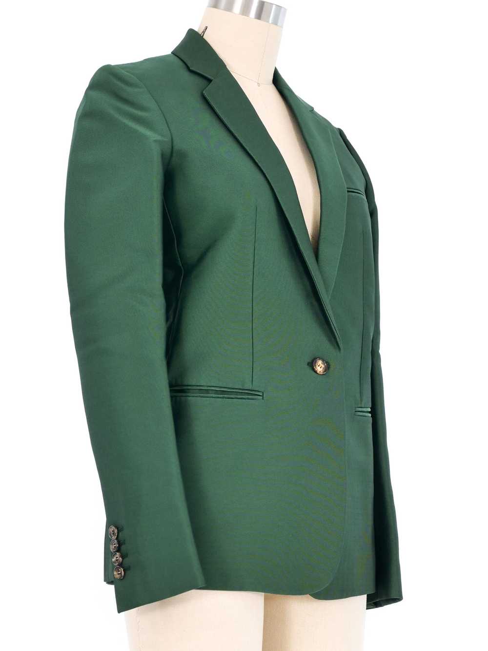 Celine Emerald Green Blazer - image 3